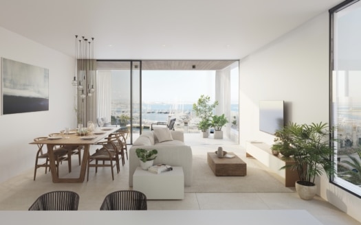 P-4826_4 PROJEKT! Spektakuläres Duplex Penthouse in Palma mit unbezahlbarem Hafen- und Meerblick & privatem Pool