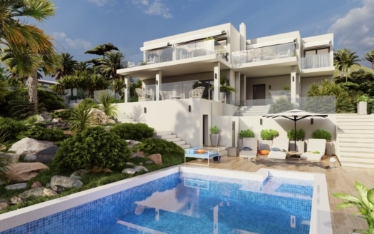 V-4069 INVESTITION! Villa mit traumhaftem Blick auf die Bucht von Santa Ponsa zum renovieren