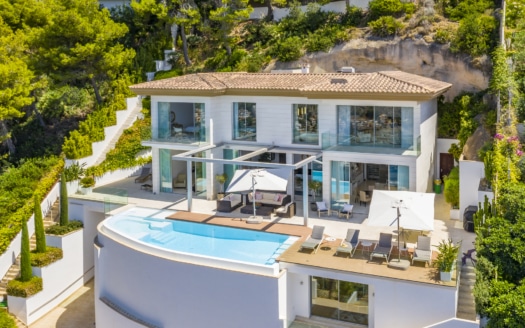5078-83 Niveauvolle Luxus Villa in Cala Llamp mit unvergleichlichem Meerblick 15