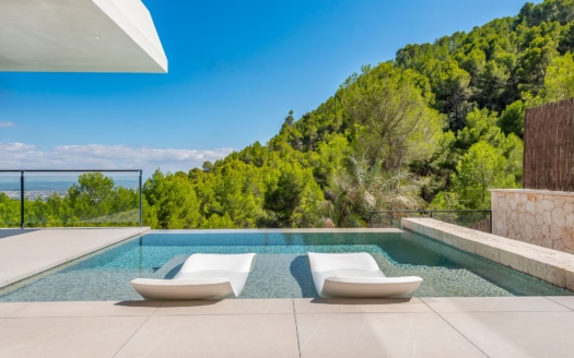 V-4606 Eindrucksvolle Villa in Son Vida mit Infinity-Pool und fantastischem Panorama Blick