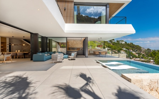 V-4606 Eindrucksvolle Villa in Son Vida mit Infinity-Pool und fantastischem Panorama Blick