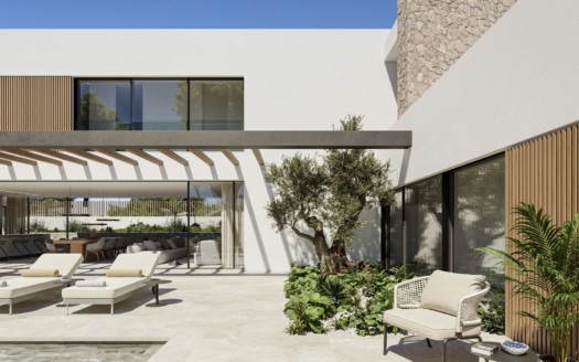 4956 Designer Villa in Santa Ponsa mit großem Garten & Pool sowie Fern-Meerblick
