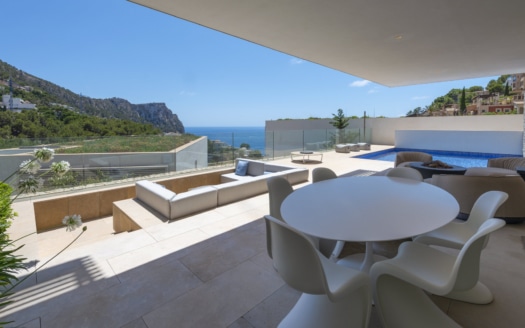 5123 Elegante Villa in Cala Llamp mit Meerblick und  Pool in exklusiver Anlage 5