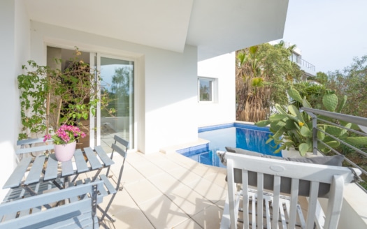 V-3767 Moderne Villa in Costa den Blanes mit Meerblick, Pool & Privatsphäre