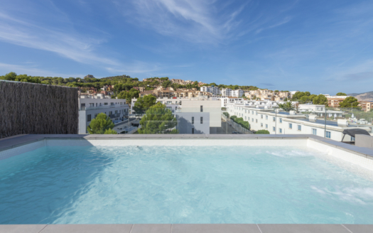 5143 Modernes Penthouse in Santa Ponsa mit privatem Pool & Bergblick 26