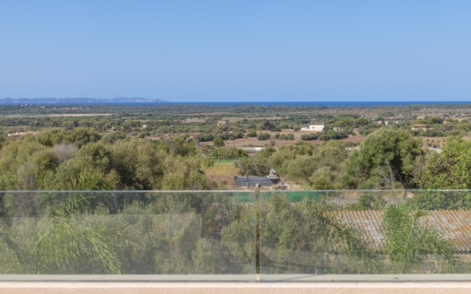 5162 Dorfhaus in Ses Salines mit Pool & Meerblick von der Dachterrasse