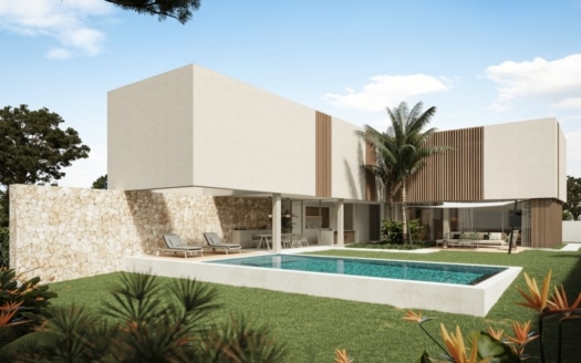 5075 PROJEKT! Stylische Luxus Finca in Sant Marçal, nah zu Palma, mit Privatsphäre & großer Pool Terrasse